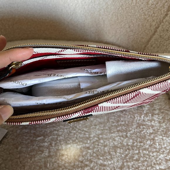 Dooney & Bourke Janine Crossbody Cranberry NWT - Picture 4 of 12